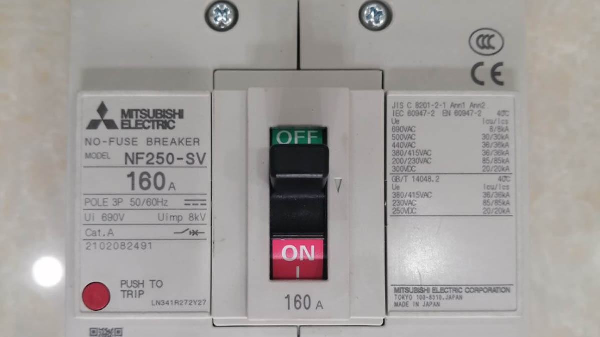 mccb-mitsubishi-3p-160a-nf250-sv MCCB Mitsubishi 3P 160A NF250-SV