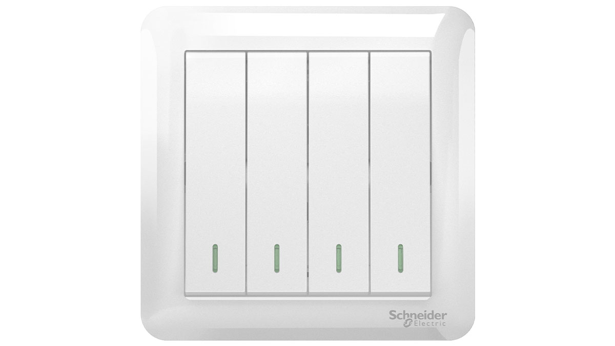cong-tac-2-chieu-schneider-a3g34b2a-we-g11 Công tắc 2 chiều Schneider A3G34B2A_WE_G11 (10AX, 250V, 4 hạt có đèn báo, màu trắng)