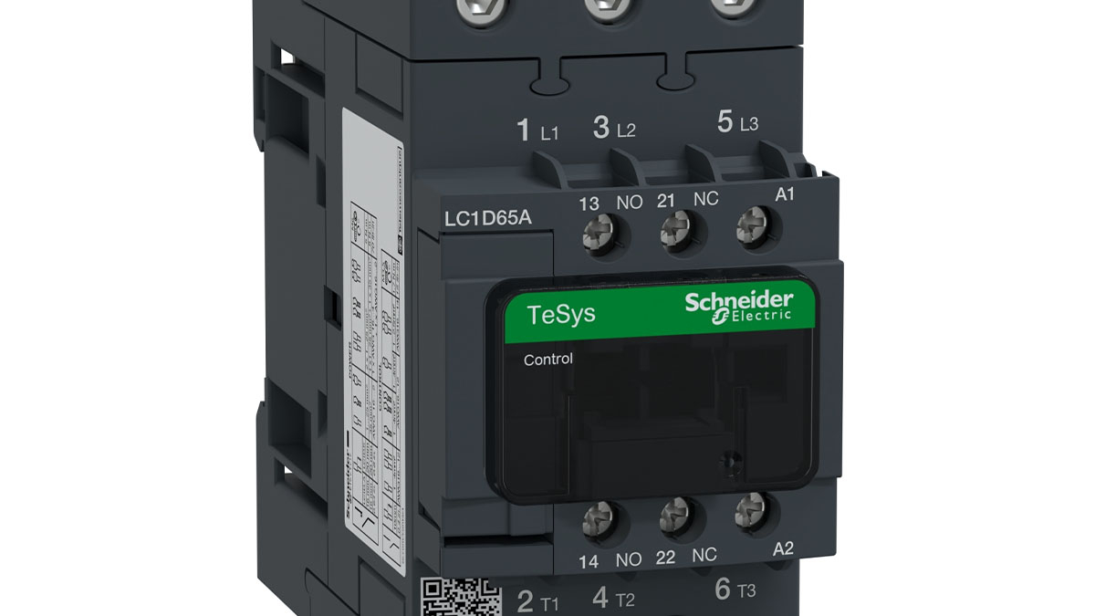 contactor-65a-schneider-lc1d65ab7 Contactor 65A Schneider LC1D65AB7 (3P(3 NO), AC-3/AC-3e, <=400V, 65A, 24V AC, 50/60Hz)