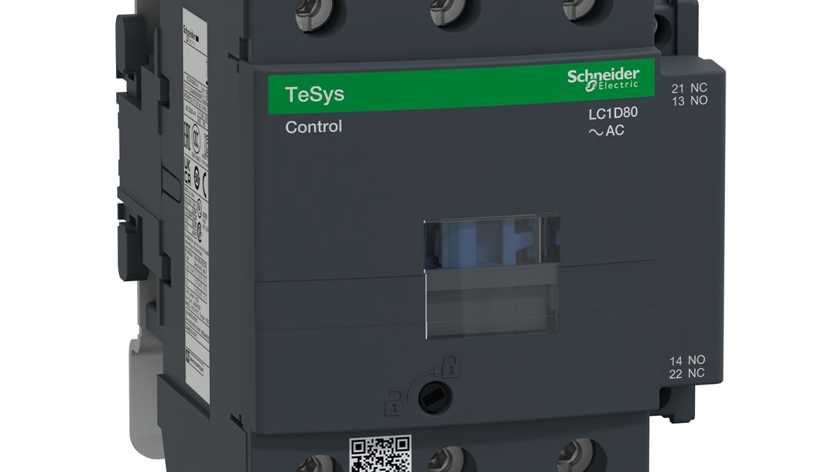 contactor-80a-schneider-lc1d80q7 Contactor 80A Schneider LC1D80Q7 (3P(3NO), AC-3/AC-3e, <=440V, 80A, 380V AC, 50/60Hz)