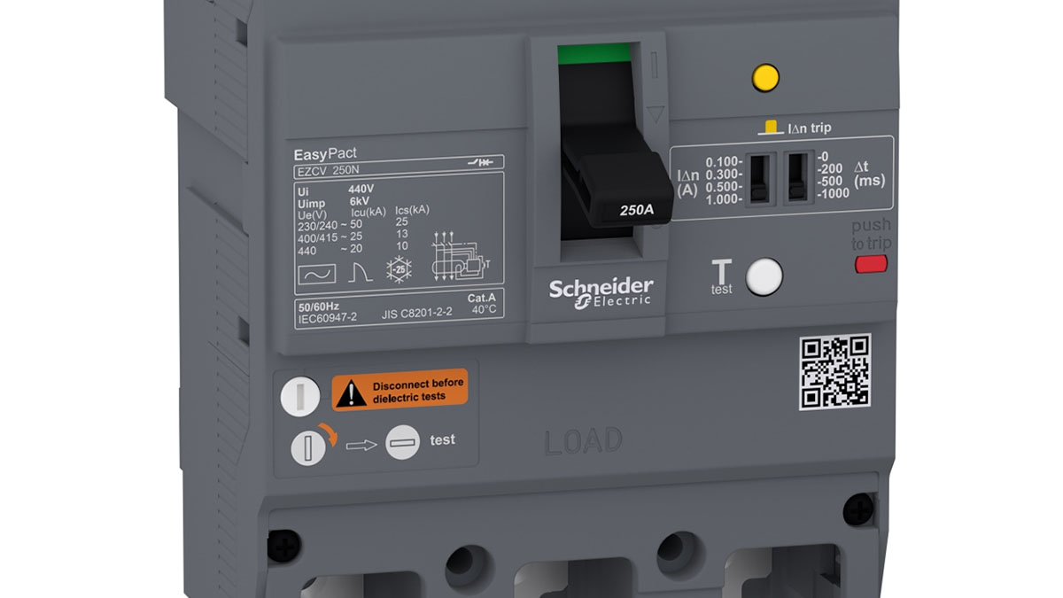 elcb-schneider-ezcv250h3175 ELCB Schneider EZCV250H3175 (TMD, 175A, 3 poles 3d)