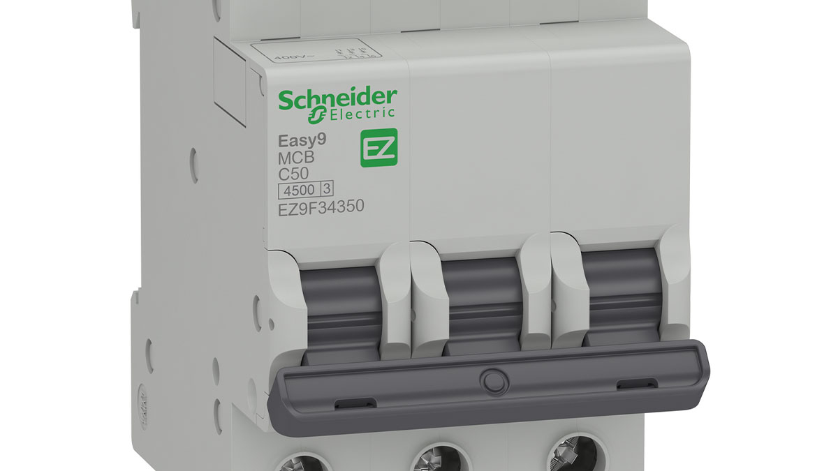 mcb-schneider-ez9f34363 MCB Schneider EZ9F34363 (3P - 63 A - C curve - 4500 A - 400 V)