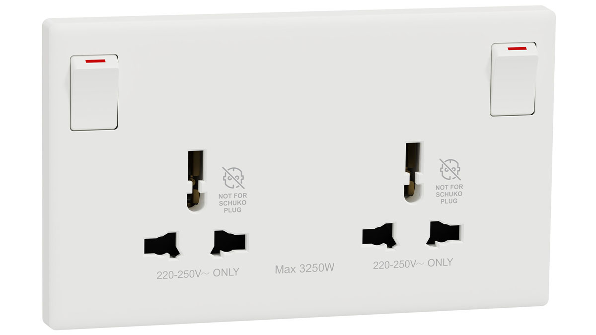 o-cam-3-chau-schneider-kbnt25-is-we Ổ cắm 3 chấu Schneider KBNT25_IS_WE (Vivace E, 13A, 250V, 2 ổ cắm có công tắc, màu trắng)