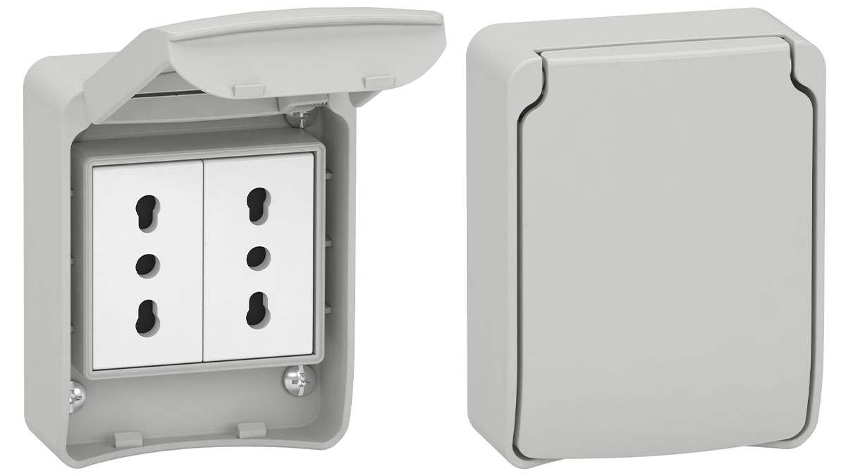 o-cam-ngoai-troi-schneider-81139 Ổ cắm ngoài trời Schneider 81139 (Mureva PK, 2P+E, 10/16 A, 250 V, IP65)